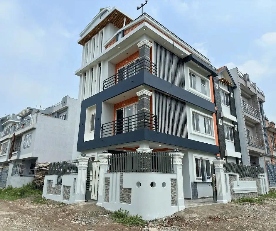 Beautiful 3-Storey Residential Property in Nayabasti, Madole with Swimming Pool and Ample Parking-image-1