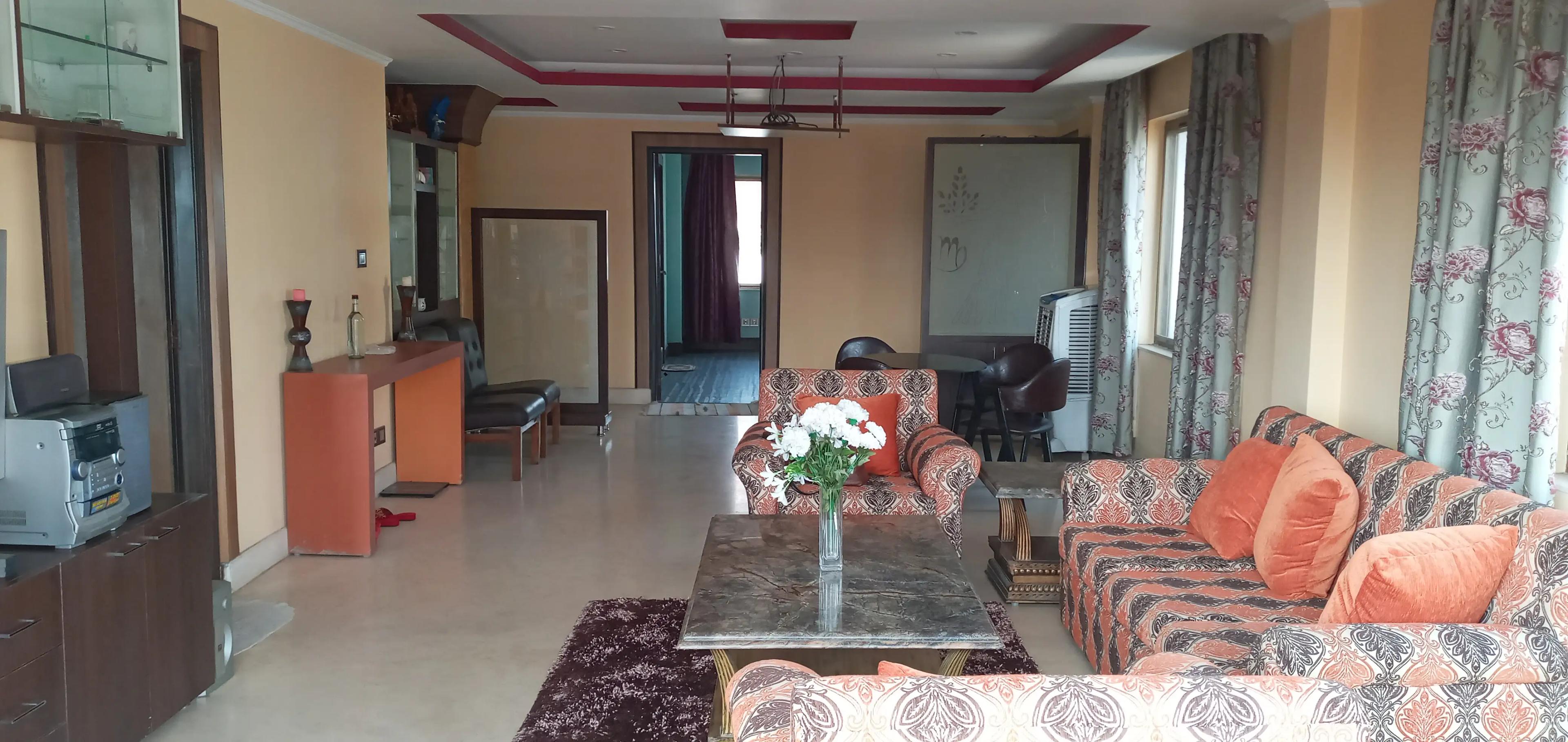 Furnished 2BHK, ~2000 sq. feet, 1 Kitchen, 1 living room, Dining area, 2 bedrooms with walk in closets and attached washrooms, 1 common washroom, 2 balcony areas, Parking area available.-image-2