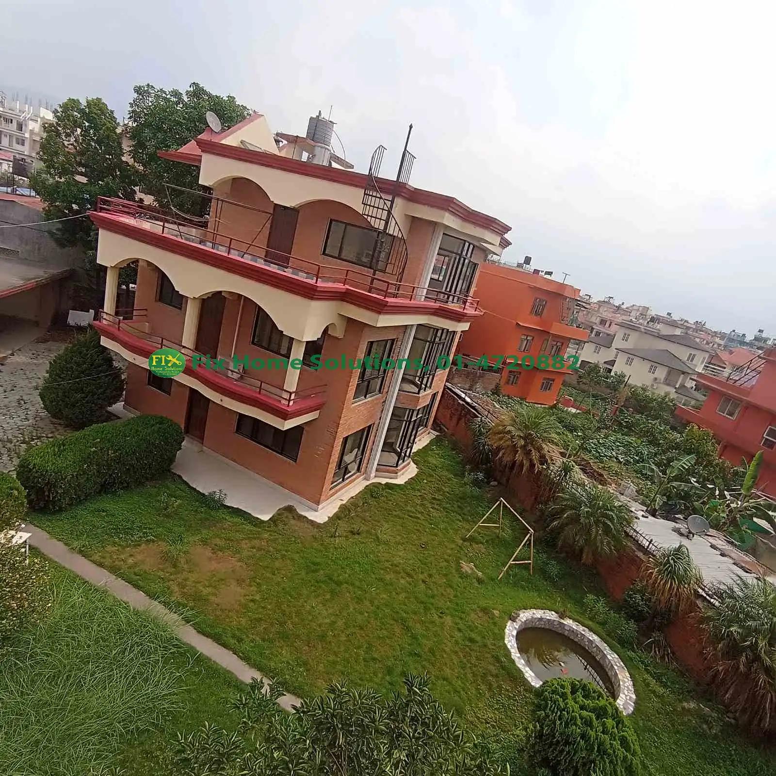 2 house with 2 ropani land rent at dhapasi -image-1