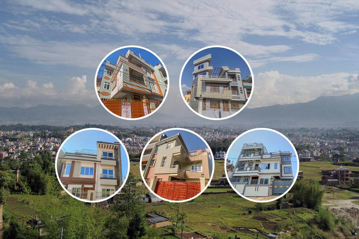 २ देखि ३ करोड सम्मका सुबिधासम्पन्न घरहरू बिक्रीमा 