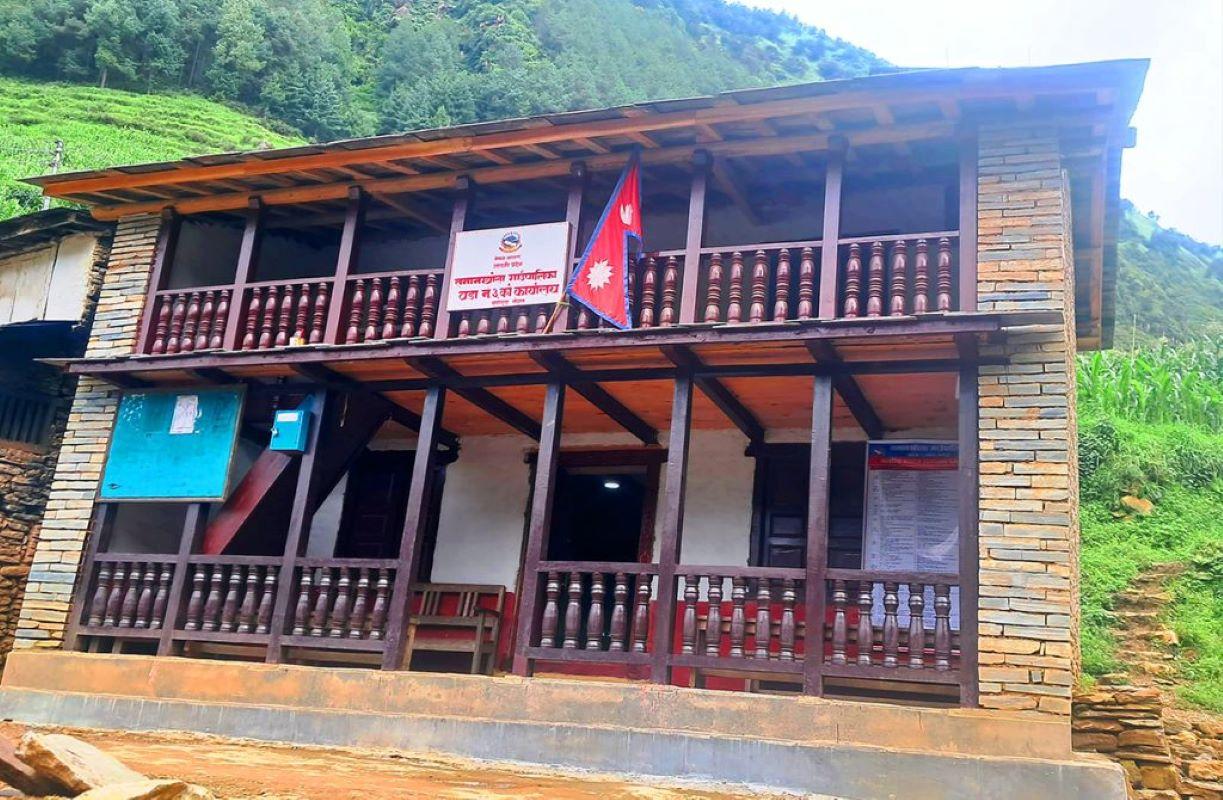 १० लाख खर्चेर जीर्णोद्धार गरिएको ‘पञ्चायत घर’
