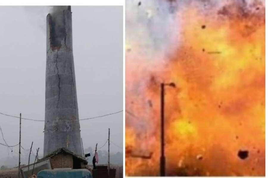 विहारमा इटाभट्टा विष्फोट हुँदा मालिकसहित ९ जना मजदुरको मृत्यु