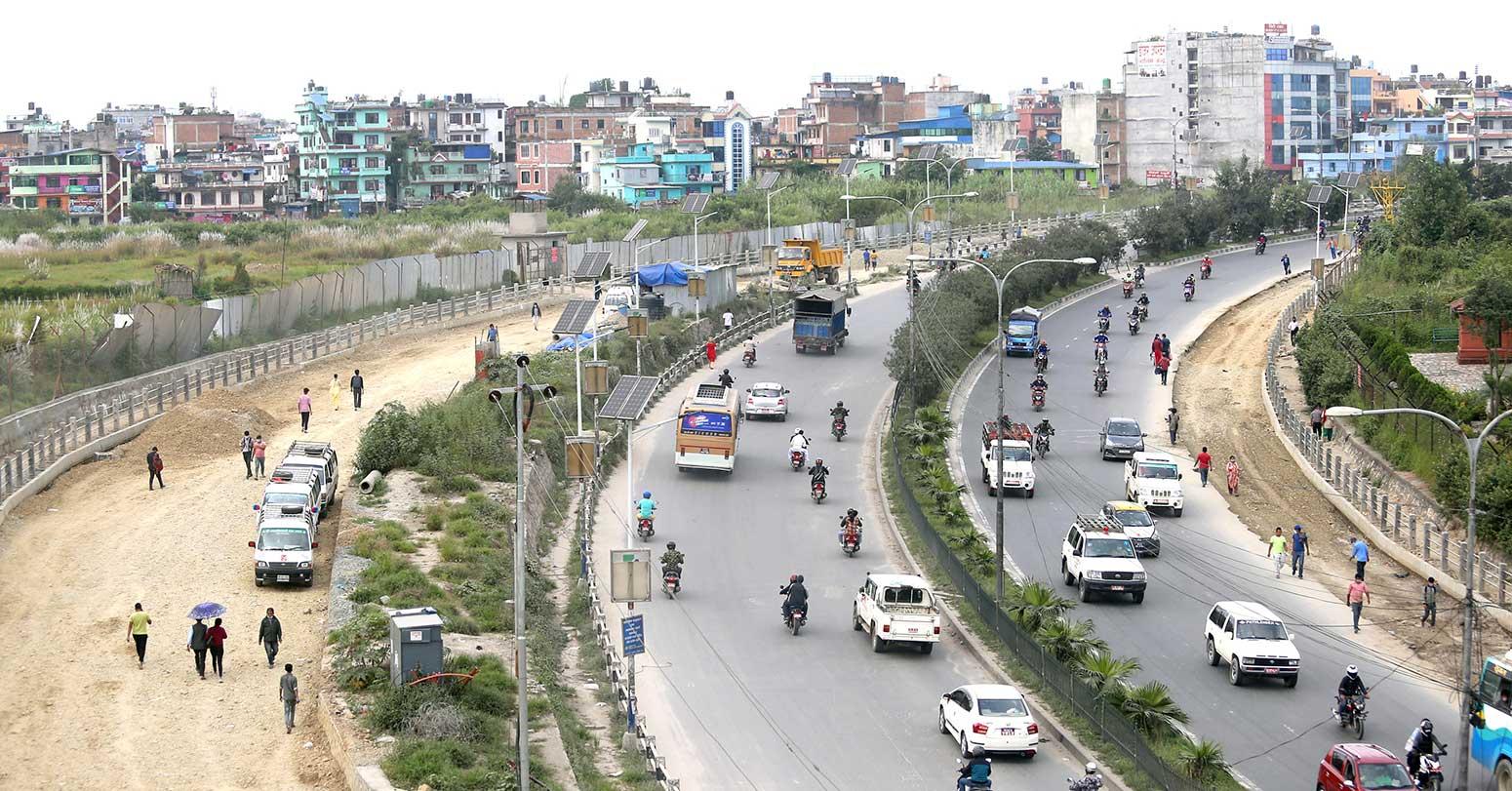 जडीबुटी-कोटेश्वर सडक विस्तार अन्तिम चरणमा, आइतबारदेखि सवारी आवागमन