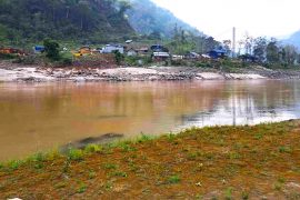 म्याद सकिन लाग्दा बंशिलाघाटमा पुलको जग बनाउन सुरु