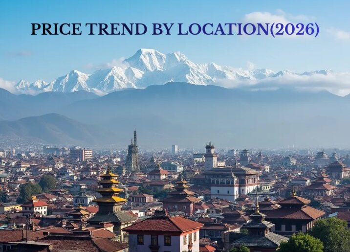 price trend by location in kathamandu (2026)