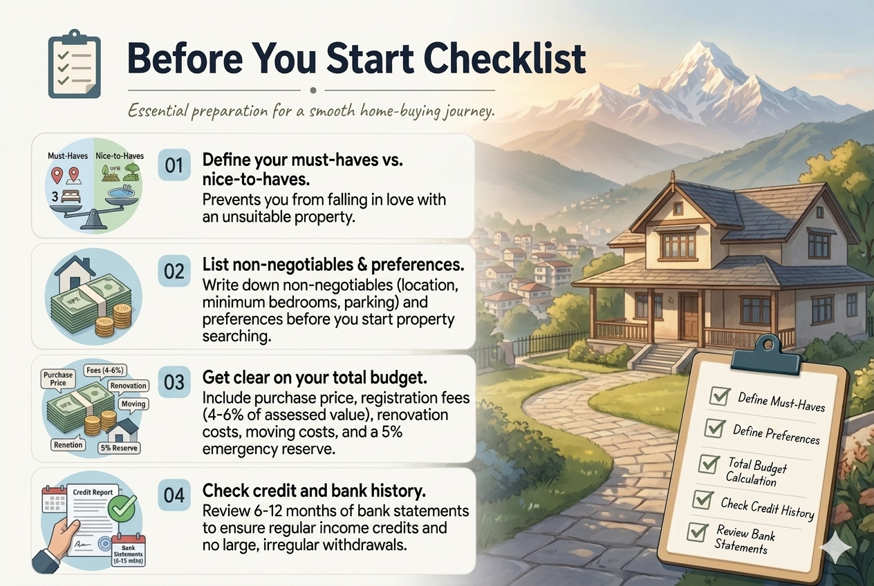 Before you buy checklist
